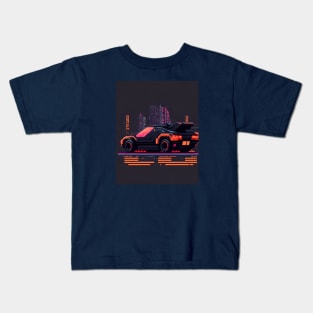 futuristic car electric Kids T-Shirt